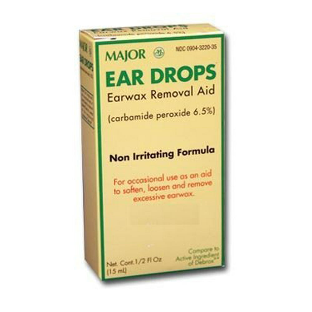 Major Carbamide Peroxide 7 Ear Drops, 15 mL