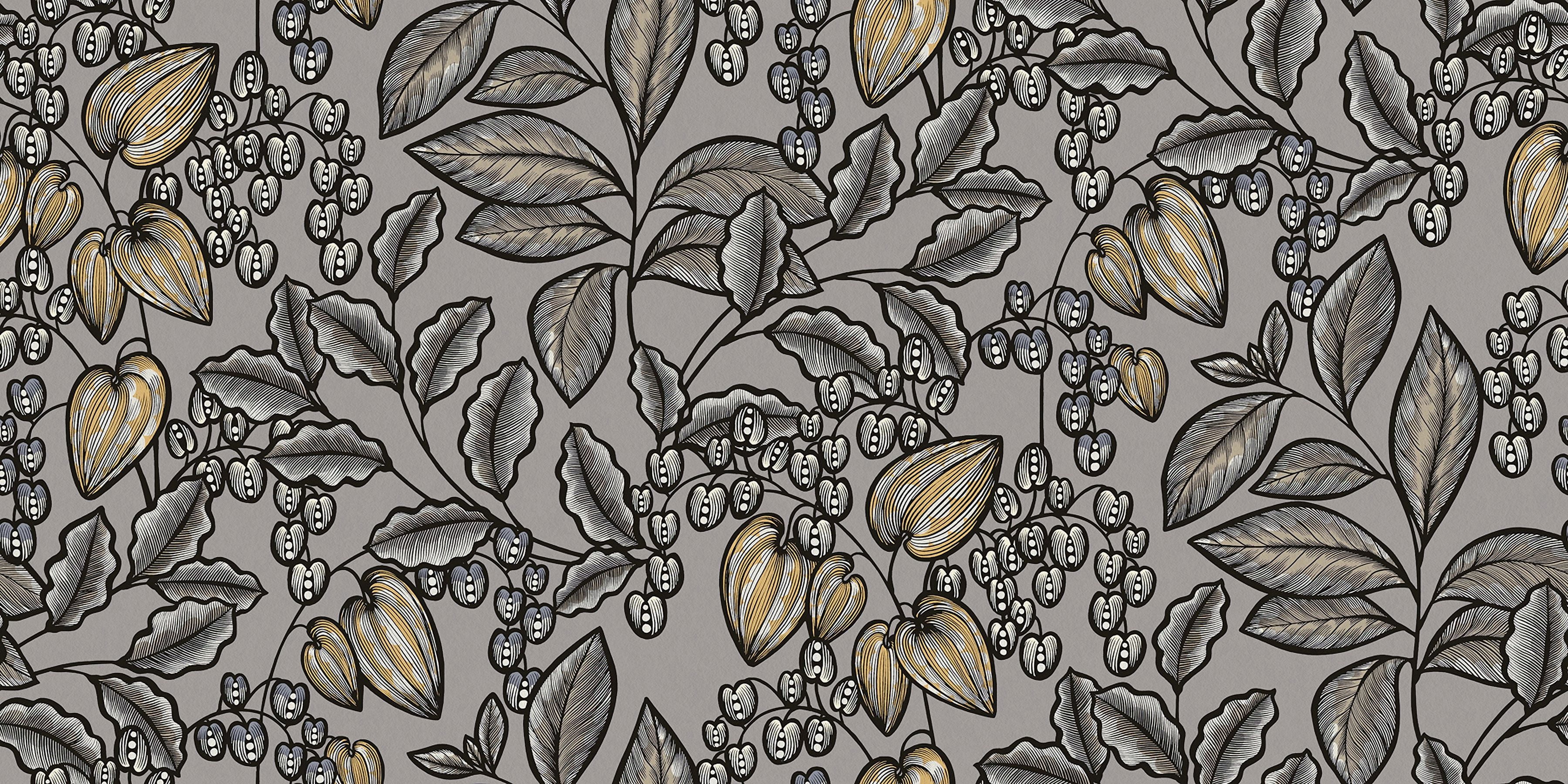 AS Creation Leif Grey Vine Trail Wallpaper