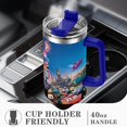 thumbnail image 4 of Tasse de Voiture Grande Capacité avec Imprimé Iconique, durable avec Isolation, 4 of 10