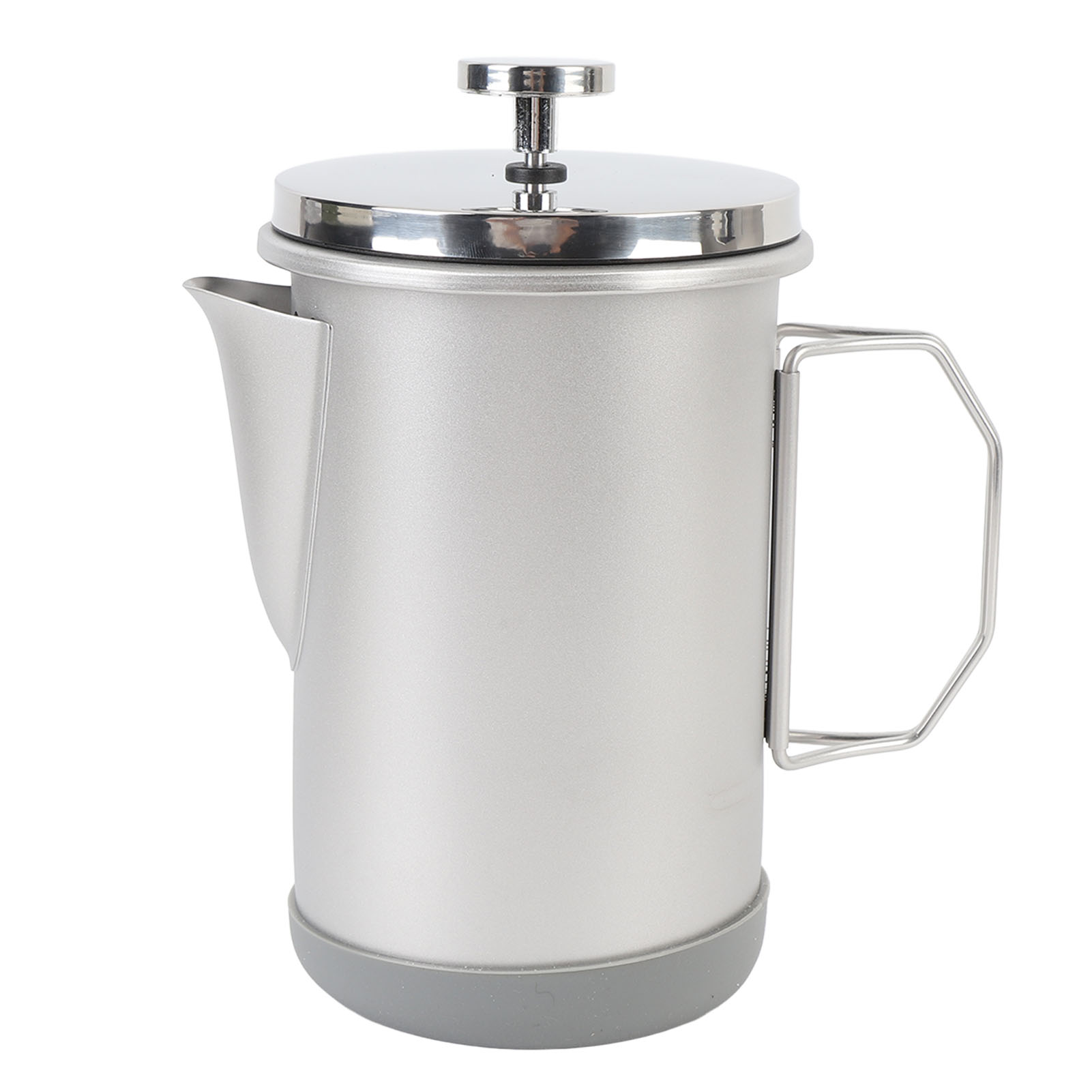 Stainless Steel French Press Coffee Maker, 304 Stainless Steel Hand Brewed  Coffee Press Teapot for Camping Portable 1000ml Multi Function French Press 