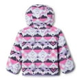 thumbnail image 4 of Columbia Toddlers' Double Trouble Reversible Jacket (Paisly Purple/Wht Chckpnt, 4T), 4 of 4