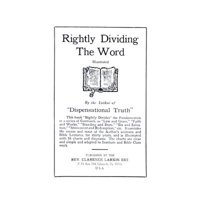 Rightly Dividing the Word