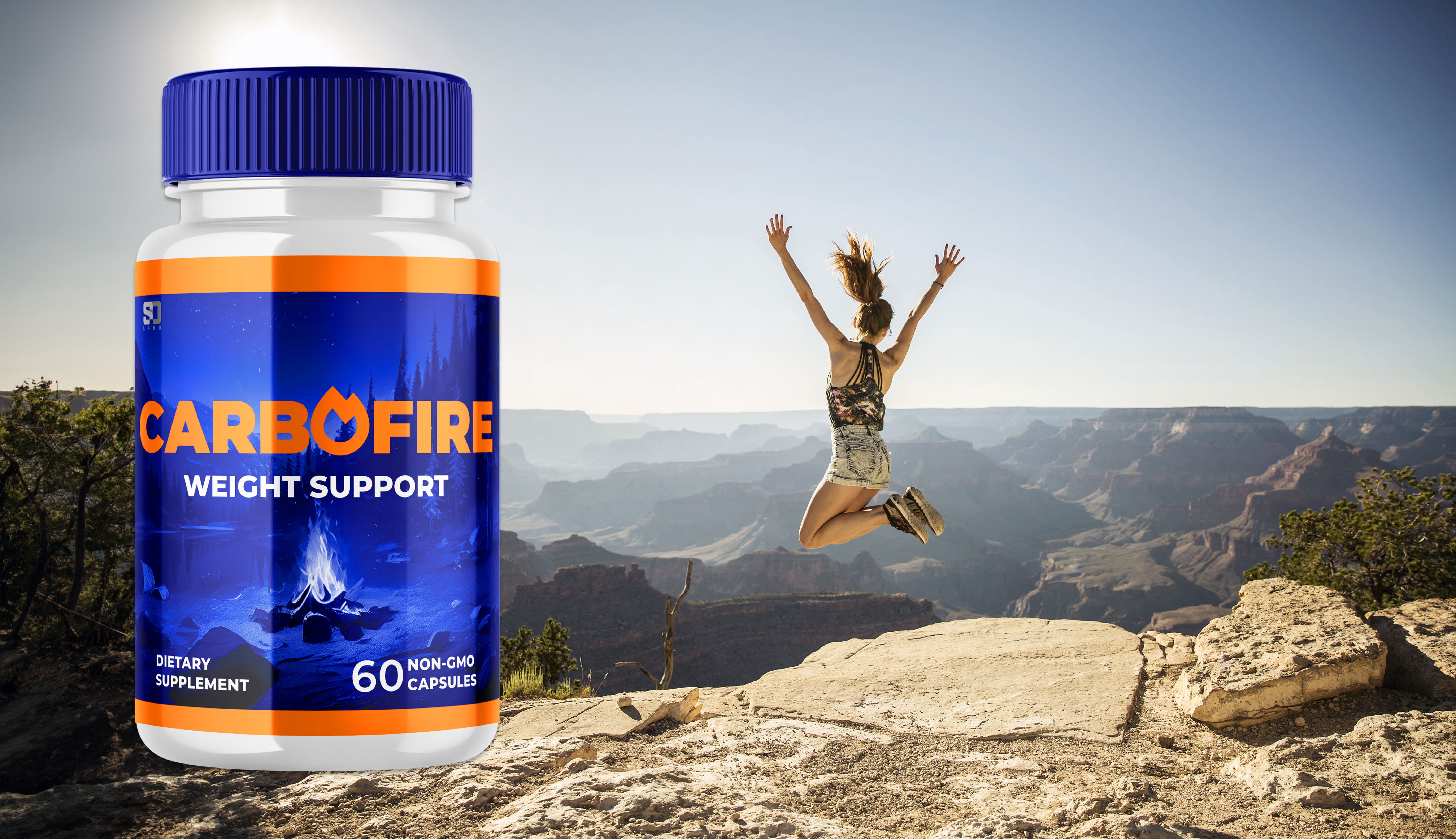 Carbofire Maximum Strength Weight Support Supplement 60 Capsules