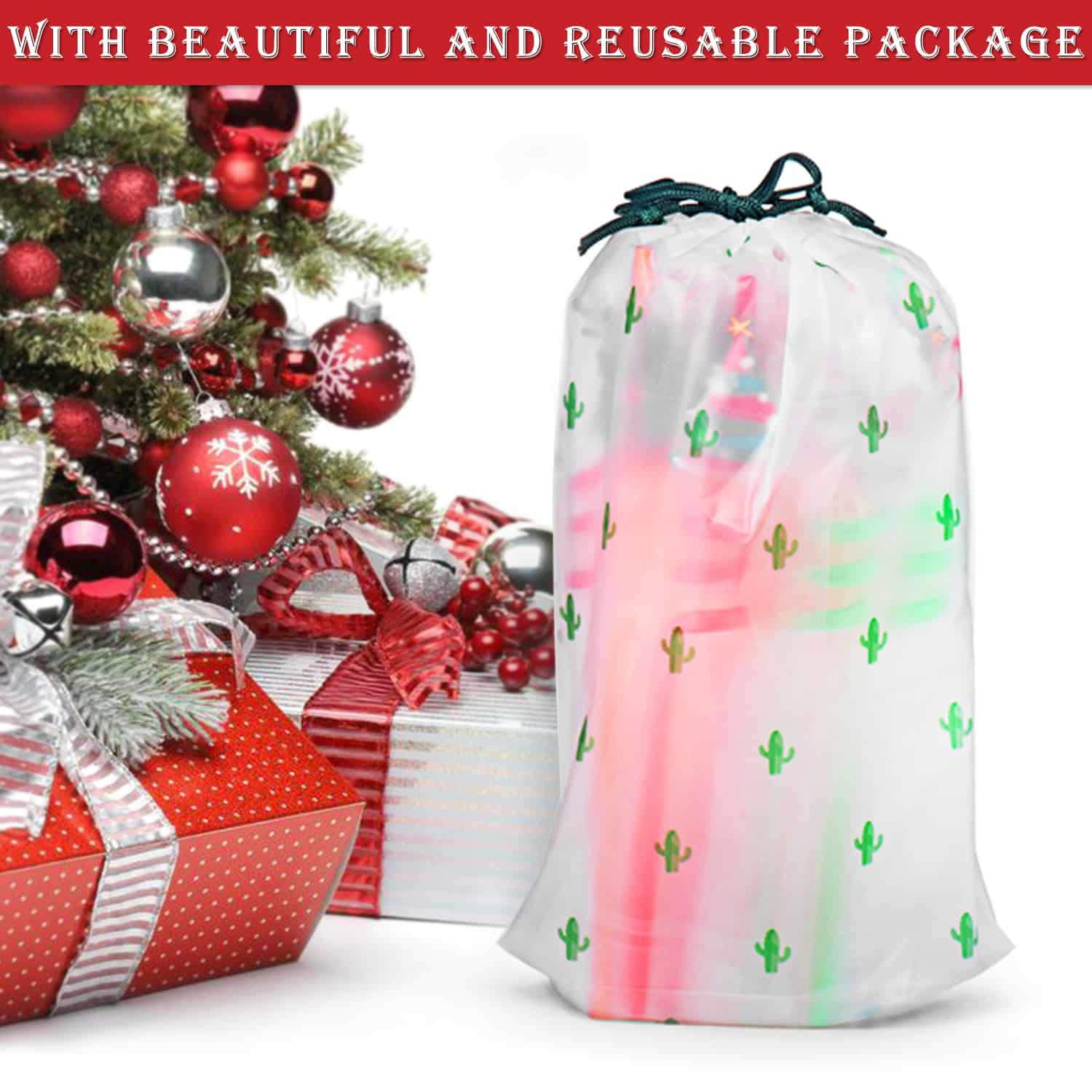Christmas Drinking Straws Reusable Xmas Theme Party Plastic Straw,Santa  Claus Snowman Tree Deco Supplies Treat Bags Goodie Gifts - AliExpress
