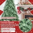 thumbnail image 4 of LAMPHOME 5ft Blue PE/PVC Mixed Artificial Christmas Tree (Memory Wire + Iron Wire) with 1194 Lush Branch Tips, 3-Part Hinged Design, Metal Stand Xmas Tree for Holiday Décor, 4 of 9