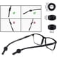 thumbnail image 3 of Paquete de 32 agarres para las orejas para gafas, soporte antideslizante para gafas, gancho para la oreja de silicona de primera calidad, evita que las gafas se resbalen por la nariz, ayuda simp, 3 of 5