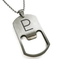 thumbnail image 1 of Stainless Steel Solar System Planetary Pluto Engraved Bottle Opener Dog Tag Pendant Necklace, 1 of 1