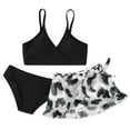 thumbnail image 1 of GYRATEDREAM Girl's 3 Piece Swimsuits with Chest Pads Bathing Suit with Cover Up Beach Skirt Teen Girls Swimsuits Sun Protection Swimsuit Set for Girl, Size 8-9 Years, 1 of 9