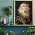 thumbnail image 1 of Pintura de animales renacentistas, retrato de León, flamenco, Tigre, conejo, Victoriano, arte de pared, imagen divertida, póster de lienzo, decoración del hogar, 1 of 4