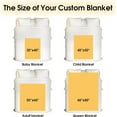 thumbnail image 5 of AISENIN Custom Photos Collage Text Throw Blanket Customized Blanket Gift Personalized Soft Fleece Family Blanket for Bedding Sofa and Travel Memory Gift for Dad Mom, 5 of 5