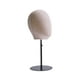 thumbnail image 3 of Soporte de exhibición de gorras de sombrero de peluca ajustable con base de metal Modelo de cabeza de maniquí para Negro, 3 of 9