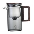 thumbnail image 4 of veasfak Glass Tea Pot Tea Infuser Tea and Water Separation Cup Outdoor Wooden Handle 730ml Grey, 4 of 9