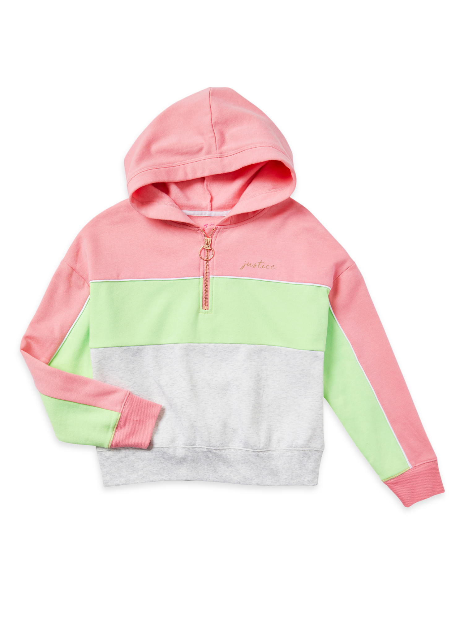 Justice Justice Girls Long Sleeve Collection X Pullover Hoodie, Sizes