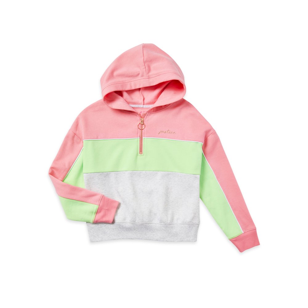 Justice Justice Girls Long Sleeve Collection X Pullover Hoodie, Sizes