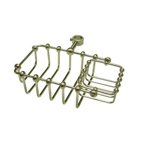 Kingston Brass Vintage Shower Riser Mounted Soap Basket