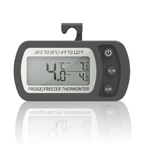 relayinert Thermomètre Réfrigérateur Portable Réfrigérateur Autonome Mesure de Température de Restaurant Lecture Rapide Noir -4122°F 1Set
