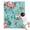 Pioneer Flower Floral, variant on Pioneer Flower Floral Print Pattern Blanket,Comfortable Soft Flannel Throw Blanket,All Season,Warm Lightweight Blankets for Sofa Bed Couch Living Room Chair,30"x40"