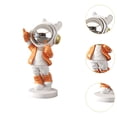 thumbnail image 6 of Fancyes Astronaut Sculpture Art Crafts Tabletop Ornament for Entrance Bedroom Office Orange, 6 of 8