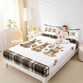 thumbnail image 3 of Erosebridal Easter Kids Full Size Sheets,Cute Bunny Rabbit Easter Eggs Bed Sheets For Men Women 4-Piece, 3 of 6
