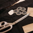 thumbnail image 1 of LOLIPPYY 100Ud Botones Metálicos Para Chaquetas Estilo Retro Con Grabado Café Para Manualidades, 1 of 8