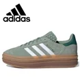 thumbnail image 3 of Zapatillas de skate Adidas Originals Gazelle Bold para mujer, de ante, modernas, con suela gruesa, de corte bajo, antideslizantes, para caminar al aire libre, 3 of 5