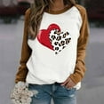 thumbnail image 7 of Juebong Women Plaid Love Heart Graphic Blouse Shirt Happy Valentine's Day Pullover Tops Long Sleeve Crewneck Sweatshirts, 7 of 7