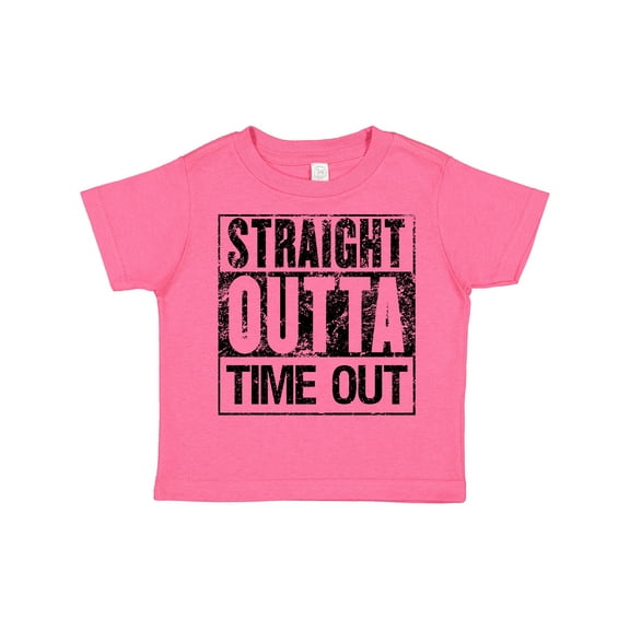 Inktastic Straight Outta Time out Boys or Girls Toddler T-Shirt