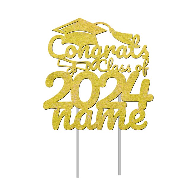 relayinert Graduation season cake topper