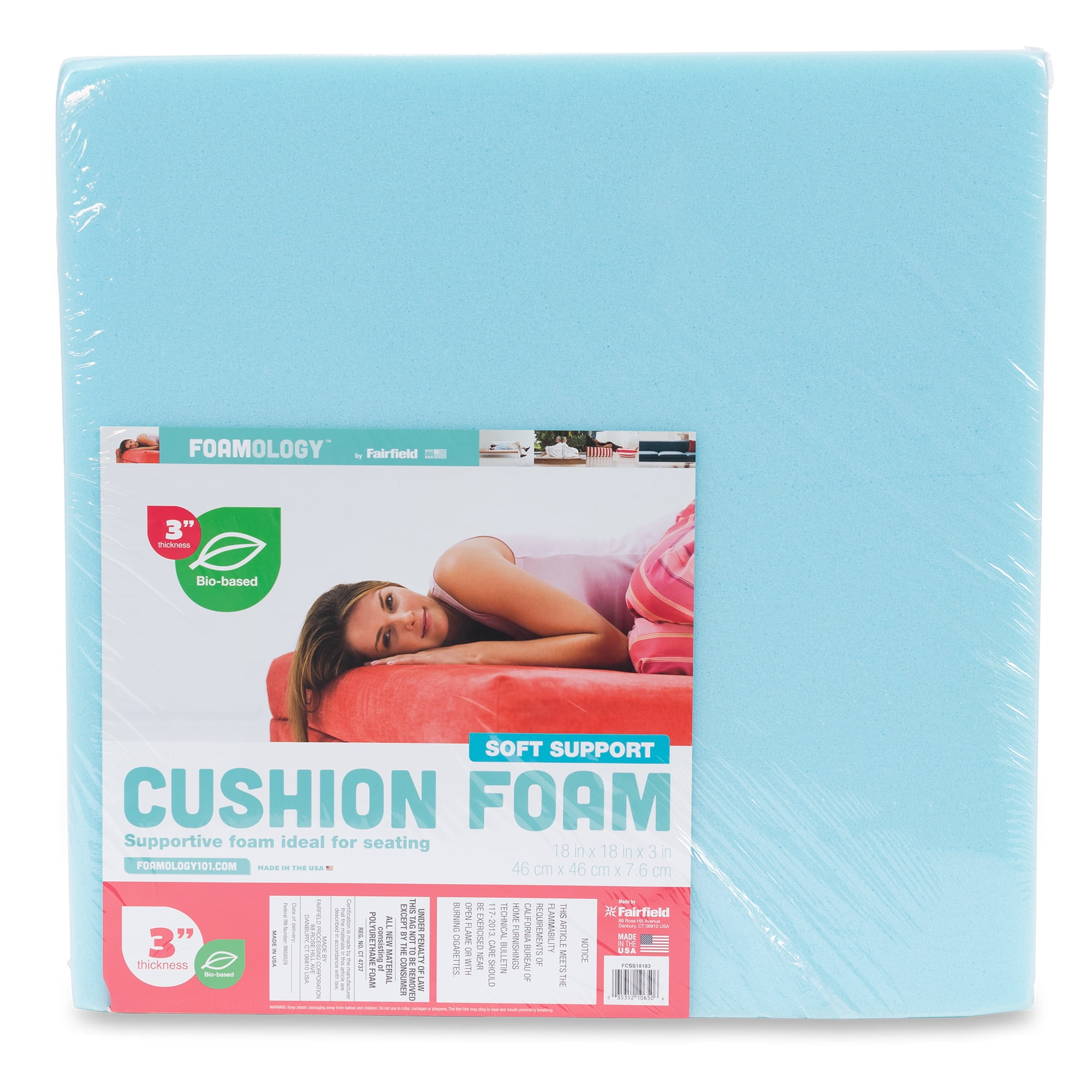 Soft Support Cushion Foam Available in Multiple Sizes
