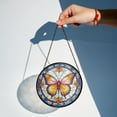 thumbnail image 6 of Butterfly Stained Glass Suncatcher for Window Hanging, Butterfly Home Decor Stained Glass Window Hanging, Glass Butterfly Ornament Suncatchers for Windows Hanging, 6 of 6