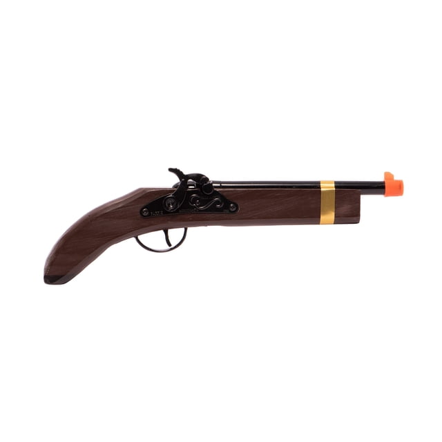 Pistola de juguete réplica Kentucky PARRIS de madera y acero con fulminantes