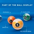 thumbnail image 3 of GSE Games & Sports Expert 2-1/4" Professional Pool Balls Set with 8-Ball Triangle & 9-Ball Diamond Pool Ball Racks, Billiard Balls and Racks Set - Pearl Style, Oak, 3 of 8