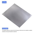 thumbnail image 3 of Uxcell Flexible Graphite Foil Graphite Gasket Sheet Graphite Foil Sheet 250x200x0.6mm, Pack of 5, 3 of 6