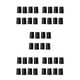 thumbnail image 2 of Advancent 8 piezas de Clips de bloqueo de estante de alambre de oficina surtido de estanterías portátiles fundas de estantería Kit surtido Negro 5Conjunto, 2 of 6
