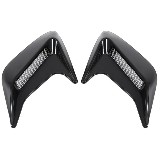 Outlet Intake Hood, 2x Air Vent Hood, Bonnet Universal DIY Style Lightweight Car Decorative Air Scoop For Most Vehicles