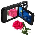thumbnail image 2 of For Samsung Galaxy S25+ /S25 Plus /S24+ Plus PU Leather Wallet Cover with Credit Card Holder, Kickstand & Mirror Inside Slim Fit TPU & PC Hybrid Design Cover, XPM Phone Case [Black], 2 of 12