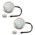 thumbnail image 2 of 12V DC 1.5W Range Hood Lights with EL Socket Male, 2Pack Hole Closet Stove LED Light Rec ma1561, 2 of 7