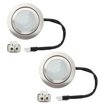 12V DC 2W Range Hood Lights with EL Socket Male, 2Pack Hole Closet Stove LED Light Recessed, Kitchen Light Bulb