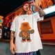 thumbnail image 2 of Nuevas camisetas gráficas Happy Bear gratis para hombre, camisetas casuales de manga corta de algodón de gran tamaño, camisetas de verano Y2K para hombre, 2 of 5
