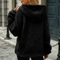 thumbnail image 2 of Women's Plus Size Loose Fit Half Zip Hoodie Sweatshirt Cozy Casual Pullover Jacket Soft Comfortable Long Sleeve Top, 2 of 2