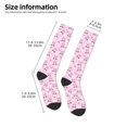 thumbnail image 5 of Balery Rabbit Face Printed Novelty Socks Men's Women's Crew Socks Sports Socks Knee High Socks Cotton Socks Quirky and Cool Socks, 5 of 9
