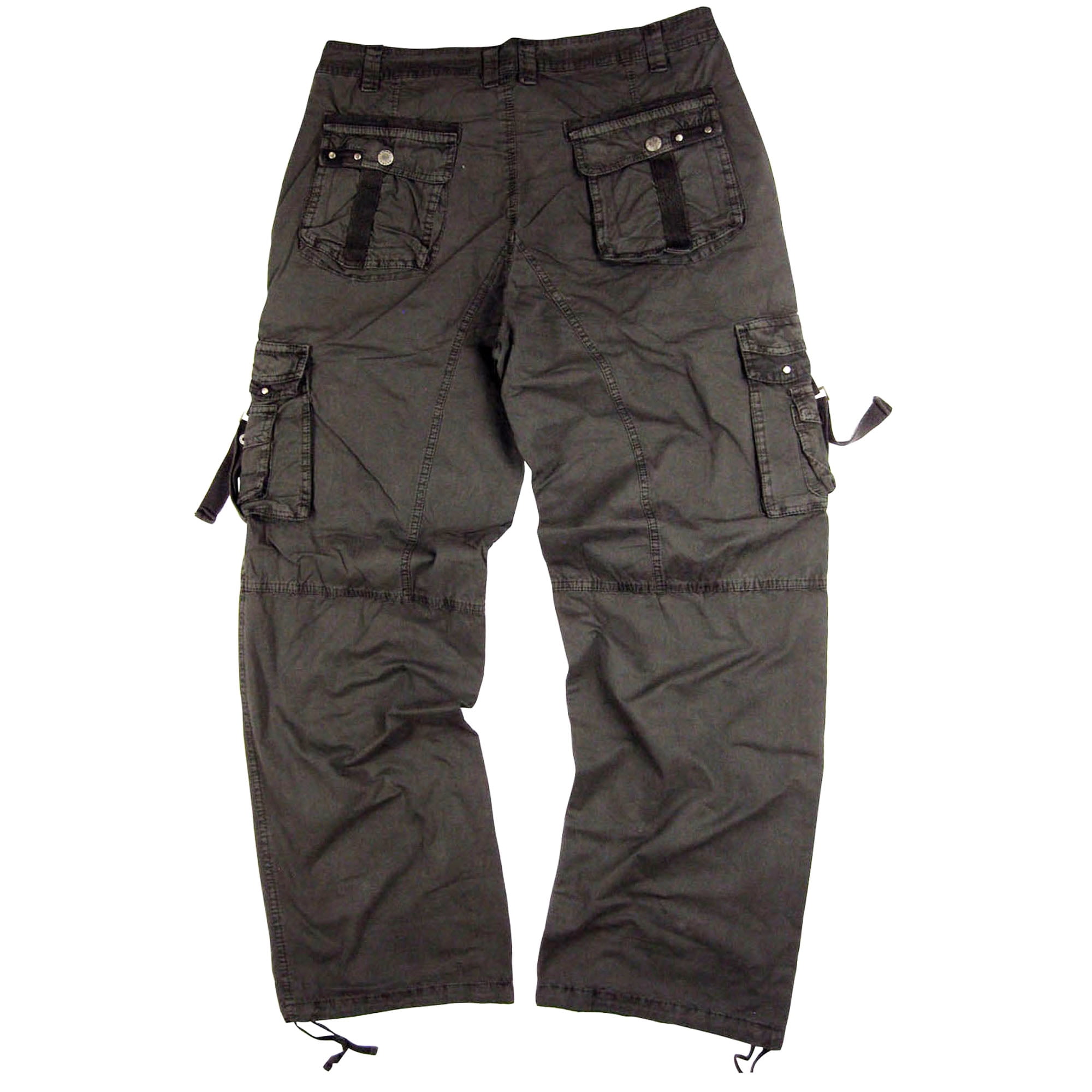 StoneTouch Men's Military-Style Cargo Pants #A8-34x34_D.Grey