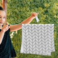thumbnail image 4 of Sage Green Eucalyptus Leaf Hand Towels for Bathroom 2 Pack,Microfiber Soft Absorbent Spring Watercolor Butterfly Leaves Kitchen Towels,Decorative Bathroom Towels for Face,Hair,Bath 18" x 26", 4 of 6