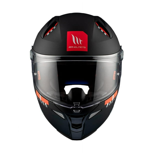 Casco Para Moto Mt Helmet 2 Revenge Solid A1 Negro Mate Walmart en linea