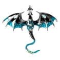 thumbnail image 2 of Broche Dragón Volador Dragón Esmaltado Exquisito para Traje Abrigo Azul Cielo Azul, 2 of 2