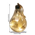 thumbnail image 4 of Bewildely Bola LED de Navidad, bombilla colgante de Navidad, adorno transparente, hogar, oficina, Club, bombilla decorativa, suministros de decoración Kits de decoración para fiestas No.05 Bewildely HA010060-05B, 4 of 6