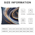 thumbnail image 5 of COMIO Throw Pillow Covers, Navy Blue Decorative Pillow Covers,Blue and Gold Marble Pillowcase, Couch Cushion Cover for Home Living Room Bedroom Sofa Decor Pillows, 5 of 5