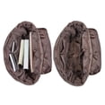 thumbnail image 5 of Mochila de viaje escolar KAUKKO para universidad flexible con portátil para 15", 22L (Oxford/Negro) KAUKKO K1023-black, 5 of 5