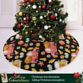 thumbnail image 6 of FMSHPON Autumn Pumpkins Truck Xmas Christmas Tree Skirt Stand Mat for Holiday Party Decoration Indoor Outdoor 48 inches, 6 of 6