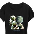 thumbnail image 3 of Star Wars - Yoda Death Star - Women's Short Sleeve Classic Fit Tee, 3 of 5